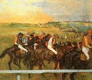 Edgar Degas Racehorses oil painting reproduction